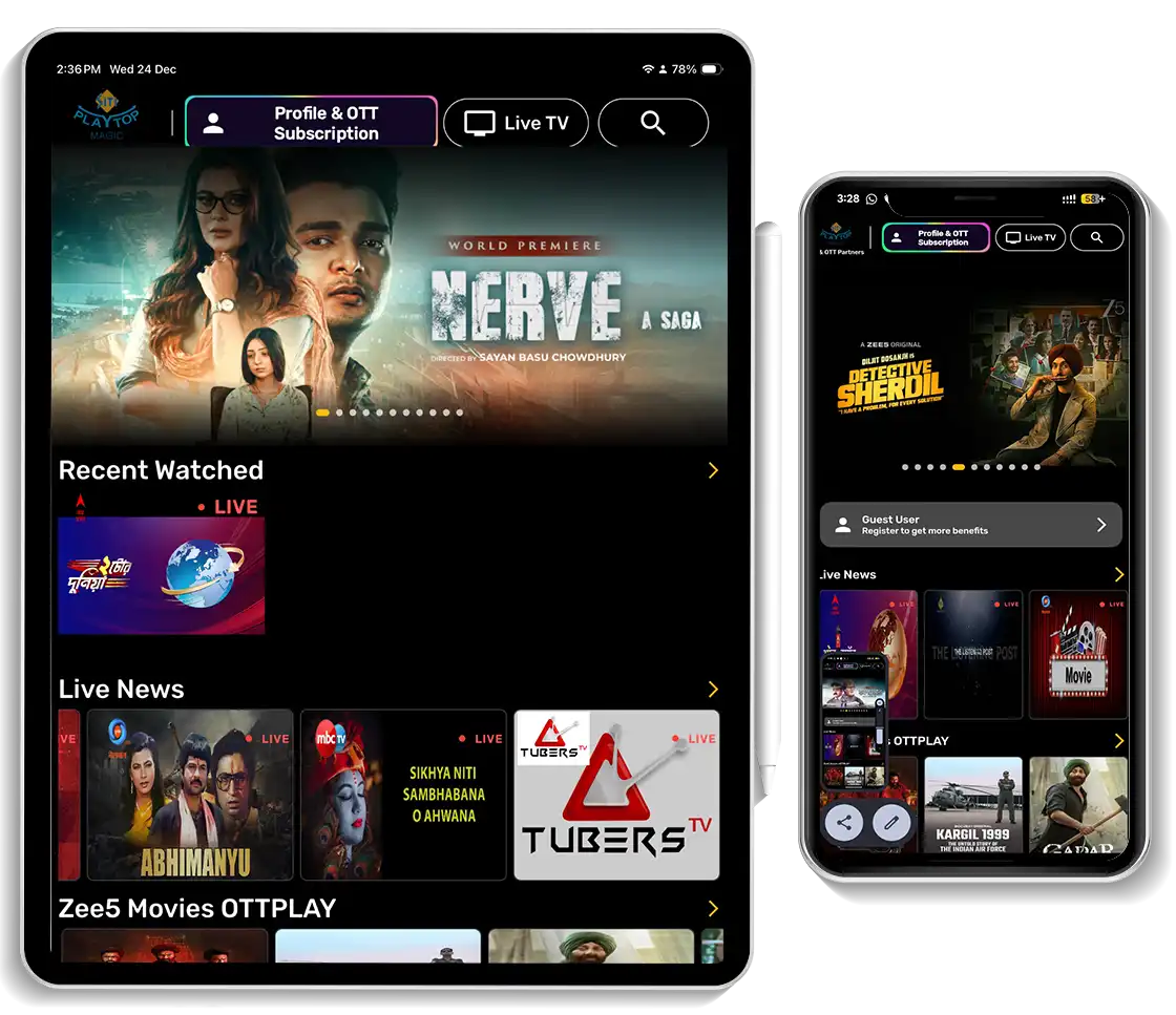 PlayTop Magic interface